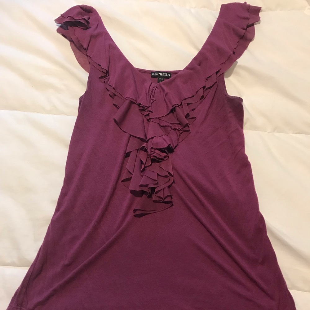 Express purple dress shirt